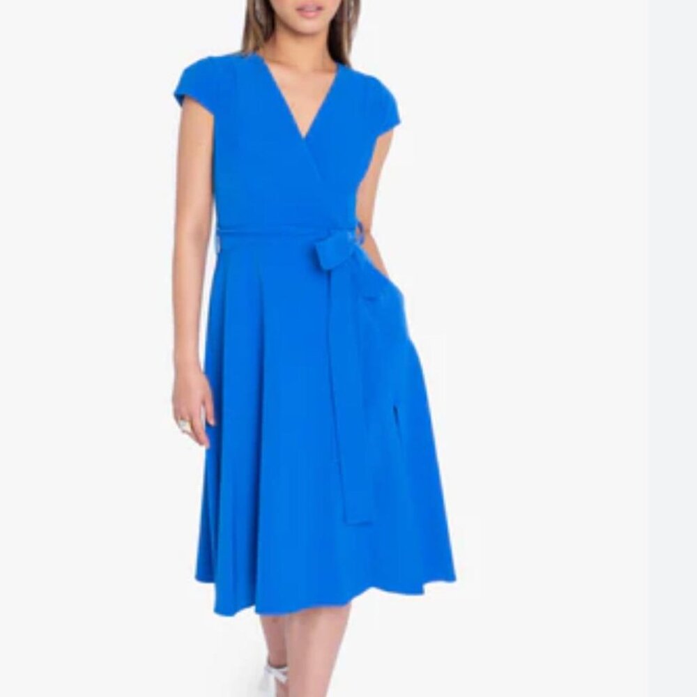 Black Halo Teal Pandora Dress 10 NWT